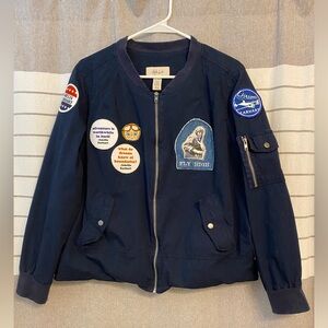 Style & Co Navy Jacket